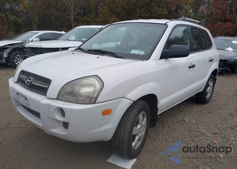 2008 Hyundai Tucson Gls from USA, damaged, VIN KM8JM12B78U893796